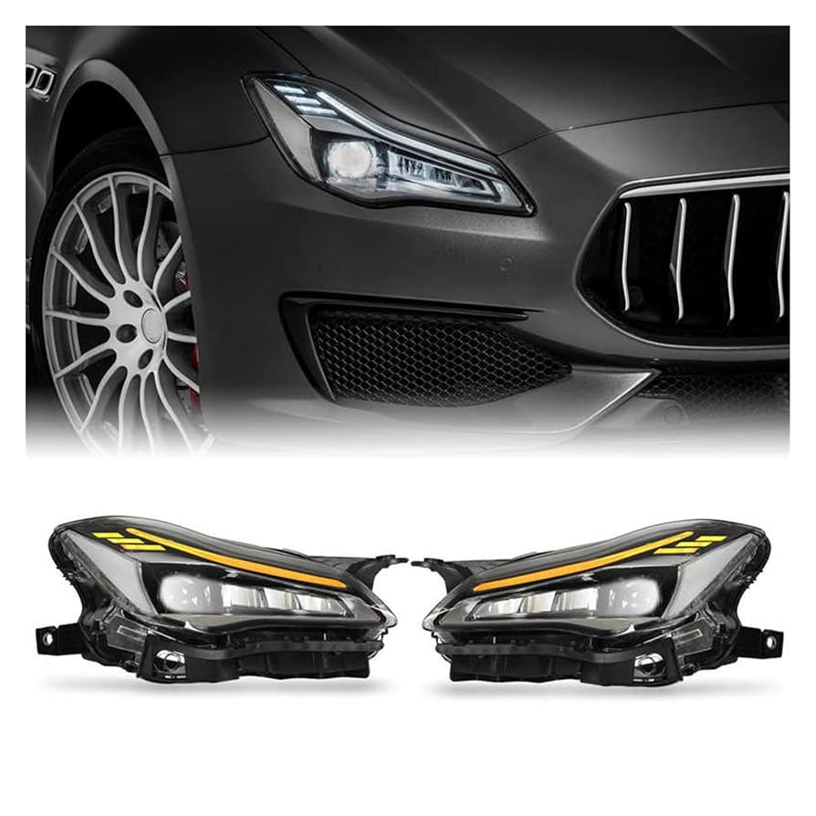 2015 マセラティクアトロポルテ　ヘッドライト MASERATI マセラティ クアトロポルテ用 後期タイプ LED ヘッド